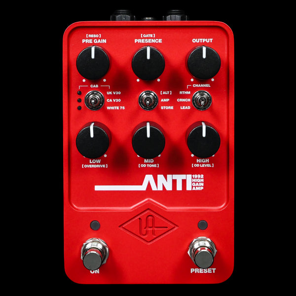 Universal Audio ANTI 1992 High Gain Amp - Red