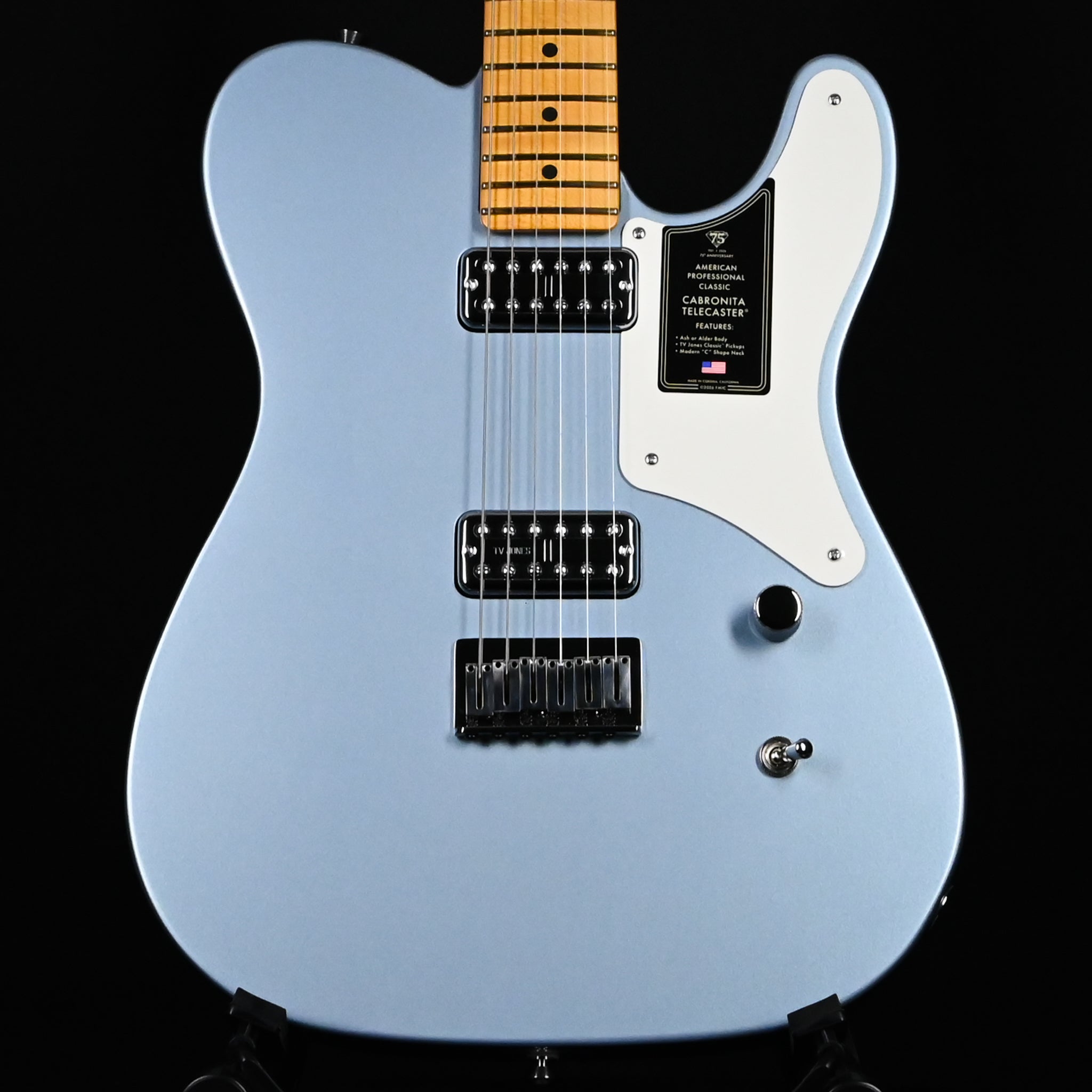 Fender 75th Anniversary American Professional Classic Cabronita Telecaster- Ice Blue Metallic 2026 (US26056935)