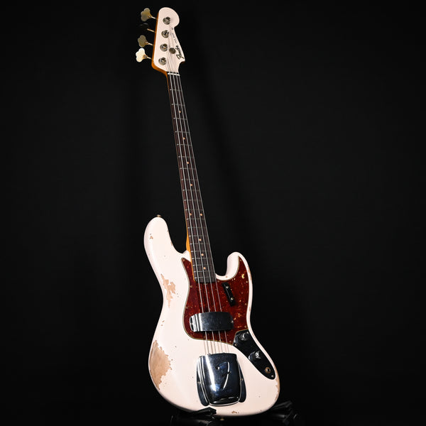 Fender Custom Shop '61 Jazz Bass Heavy Relic- Super Faded Aged Shell Pink 2024 (CZ579001)