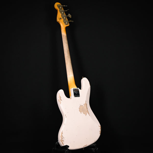 Fender Custom Shop '61 Jazz Bass Heavy Relic- Super Faded Aged Shell Pink 2024 (CZ579001)