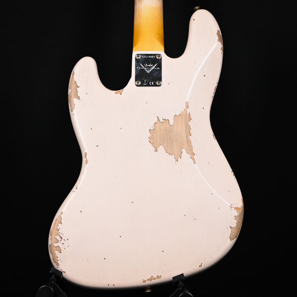 Fender Custom Shop '61 Jazz Bass Heavy Relic- Super Faded Aged Shell Pink 2024 (CZ579001)