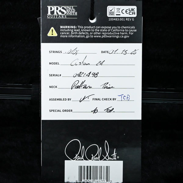 PRS Custom 24 w/ 10-Top & DMO Pickups- Custom Color 2025 (0421498)