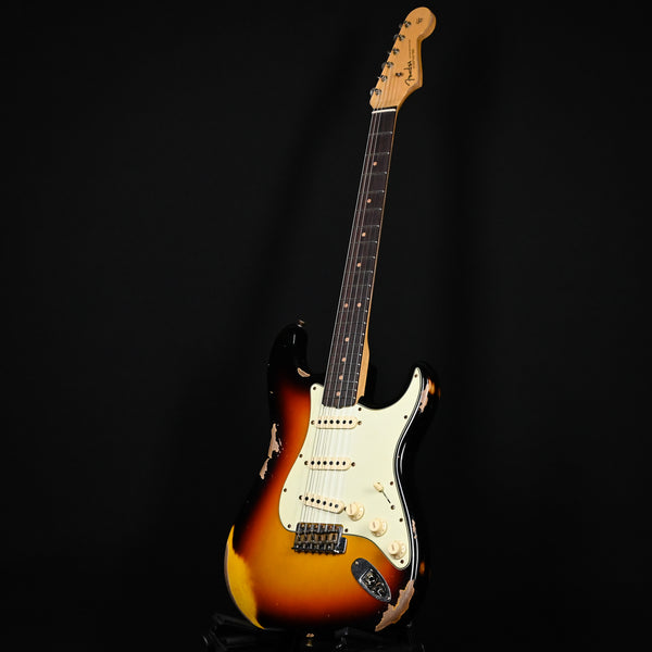 Fender Custom Shop Limited Edition '64 L-Series Stratocaster Heavy Relic- Faded Aged Target 3 Tone Sunburst 2024 (L11817)