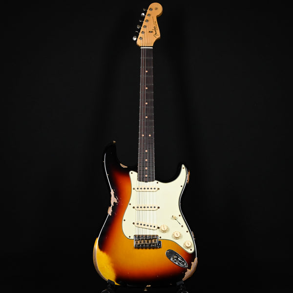 Fender Custom Shop Limited Edition '64 L-Series Stratocaster Heavy Relic- Faded Aged Target 3 Tone Sunburst 2024 (L11817)