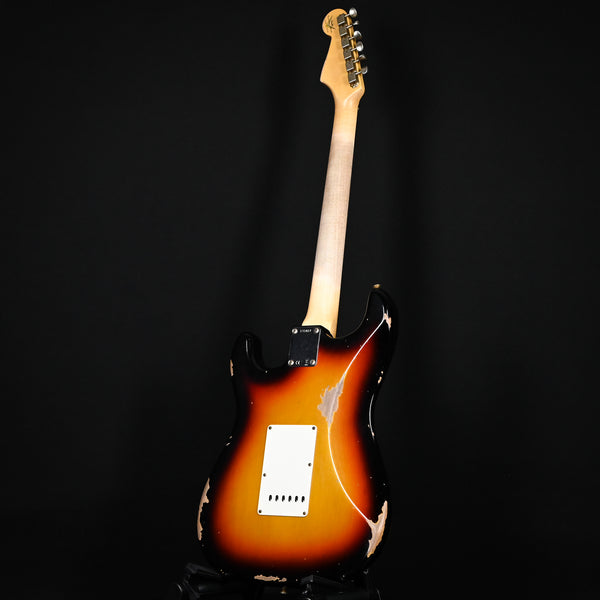 Fender Custom Shop Limited Edition '64 L-Series Stratocaster Heavy Relic- Faded Aged Target 3 Tone Sunburst 2024 (L11817)