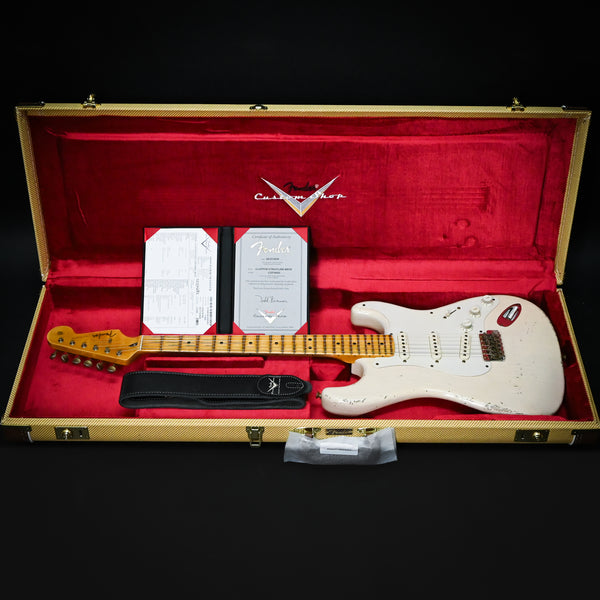 Fender Custom Shop Masterbuilt Todd Krause Eric Clapton Stratocaster Journeyman- Aged White Blonde 2024 (CZ574283)