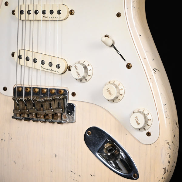 Fender Custom Shop Masterbuilt Todd Krause Eric Clapton Stratocaster Journeyman- Aged White Blonde 2024 (CZ574283)