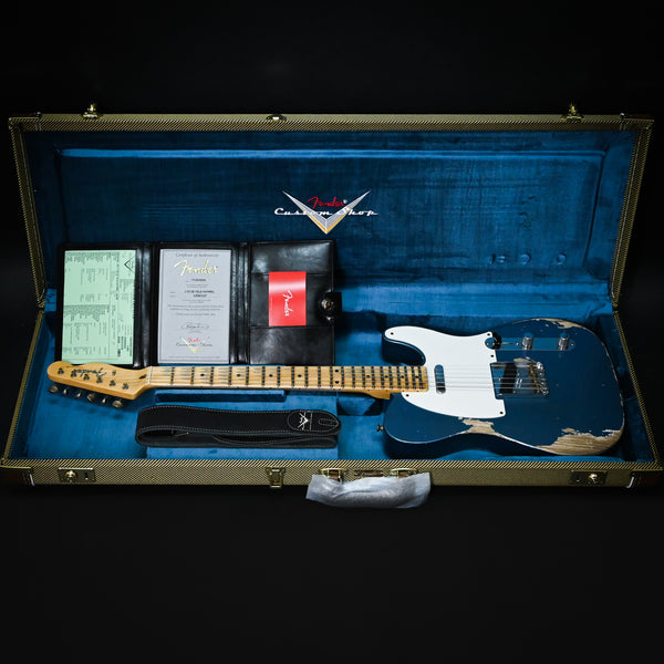 Fender Custom Shop Limited Edition '58 Telecaster Heavy Relic- Aged Lake Placid Blue 2024 (CZ583127)