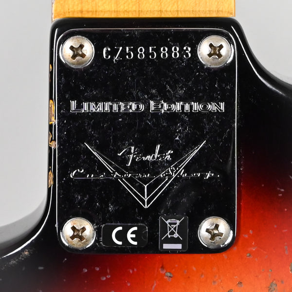 Fender Custom Shop Limited Edition 62/63 Stratocaster Super Heavy Relic- 3 Color Sunburst 2025 (CZ585883)