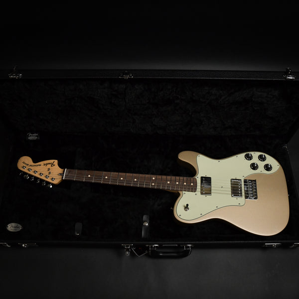 Fender Chris Shiflett Telecaster Deluxe Rosewood Fingerboard Shoreline Gold (MX22048067)