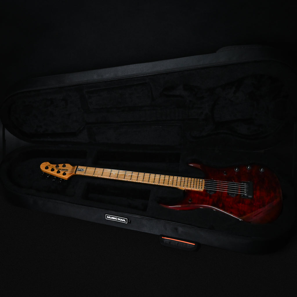 Ernie Ball Music Man John Petrucci Signature JP15 Electric Guitar- Red Top Quilt 2026 (H09276)