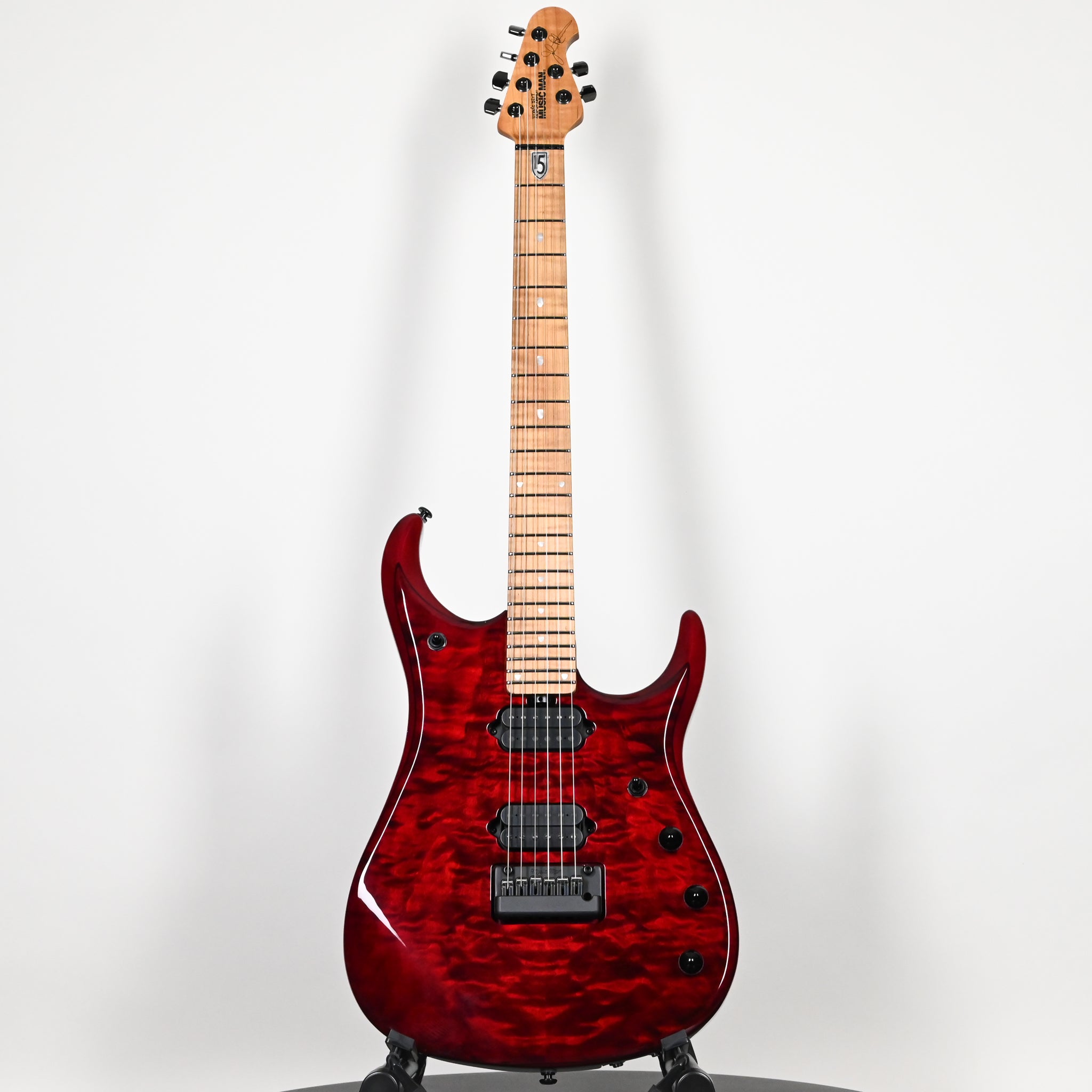 Ernie Ball Music Man John Petrucci Signature JP15 Electric Guitar- Red Top Quilt 2026 (H09276)