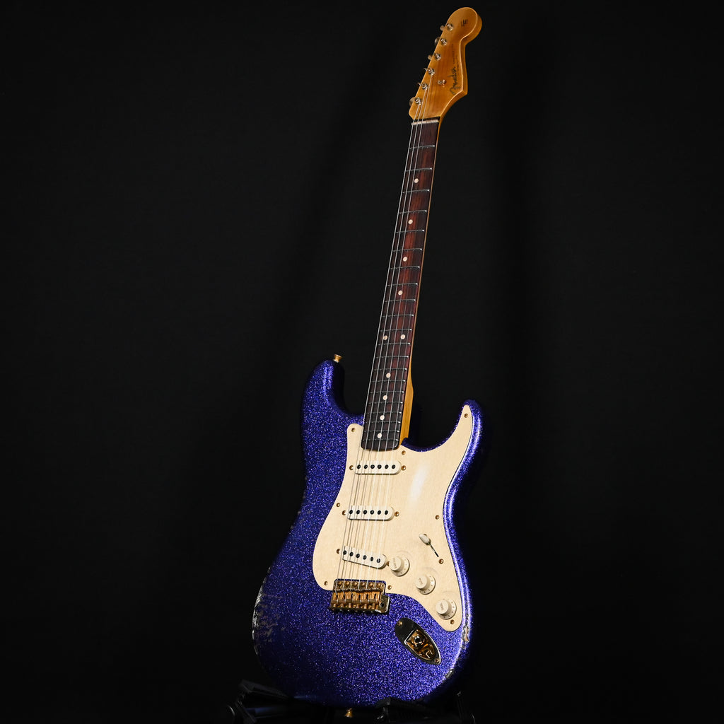 Fender Custom Shop 1962 Stratocaster w/ Josefina Handwound Pickups & Gold Hardware Heavy Relic- Purple Sparkle/ Black Paisley 2025 (R130323)