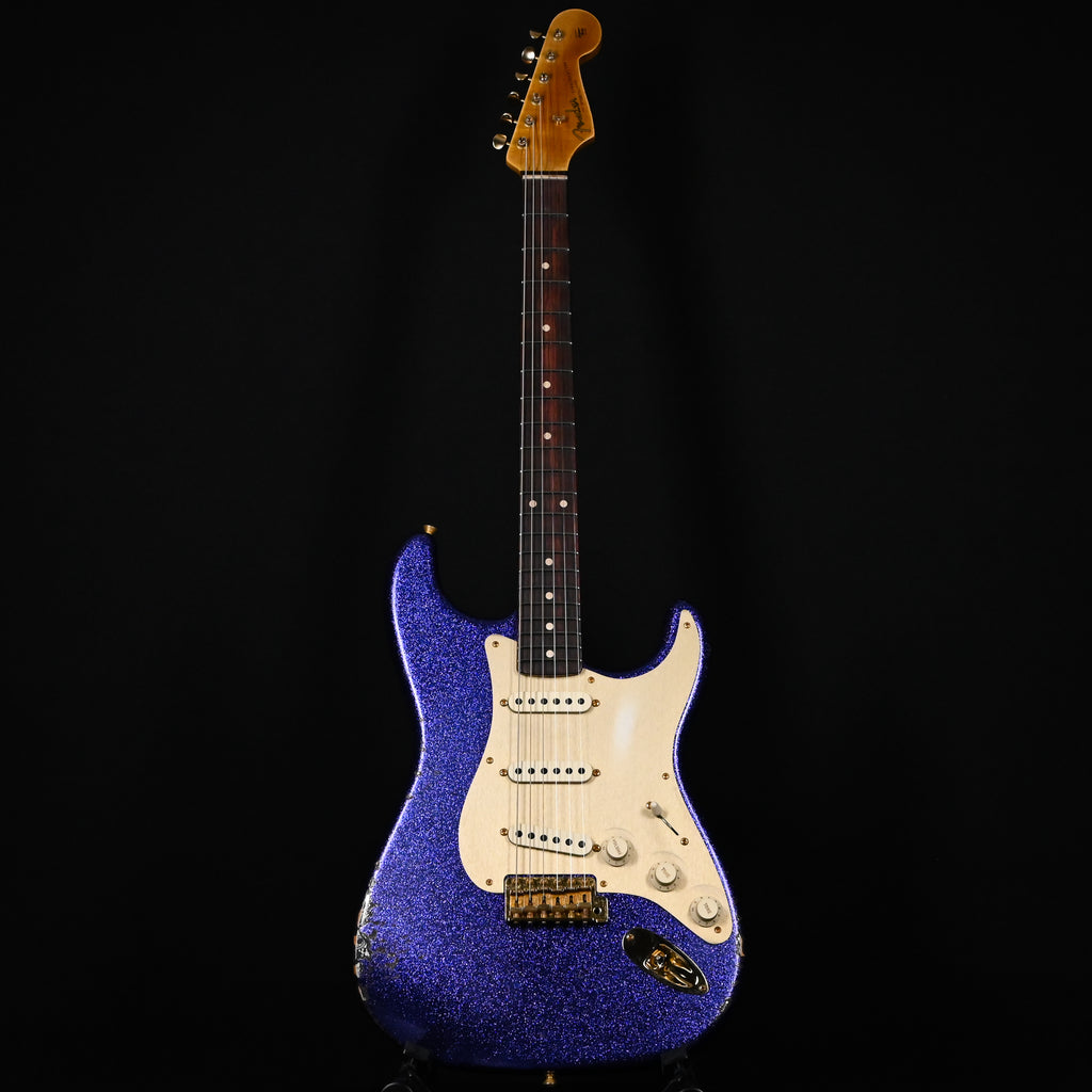 Fender Custom Shop 1962 Stratocaster w/ Josefina Handwound Pickups & Gold Hardware Heavy Relic- Purple Sparkle/ Black Paisley 2025 (R130323)