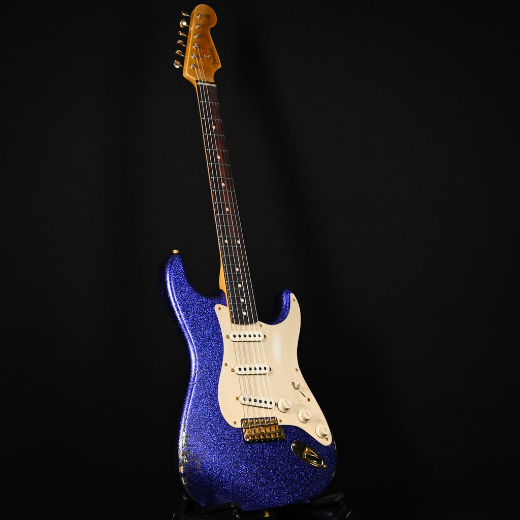 Fender Custom Shop 1962 Stratocaster w/ Josefina Handwound Pickups & Gold Hardware Heavy Relic- Purple Sparkle/ Black Paisley 2025 (R130323)