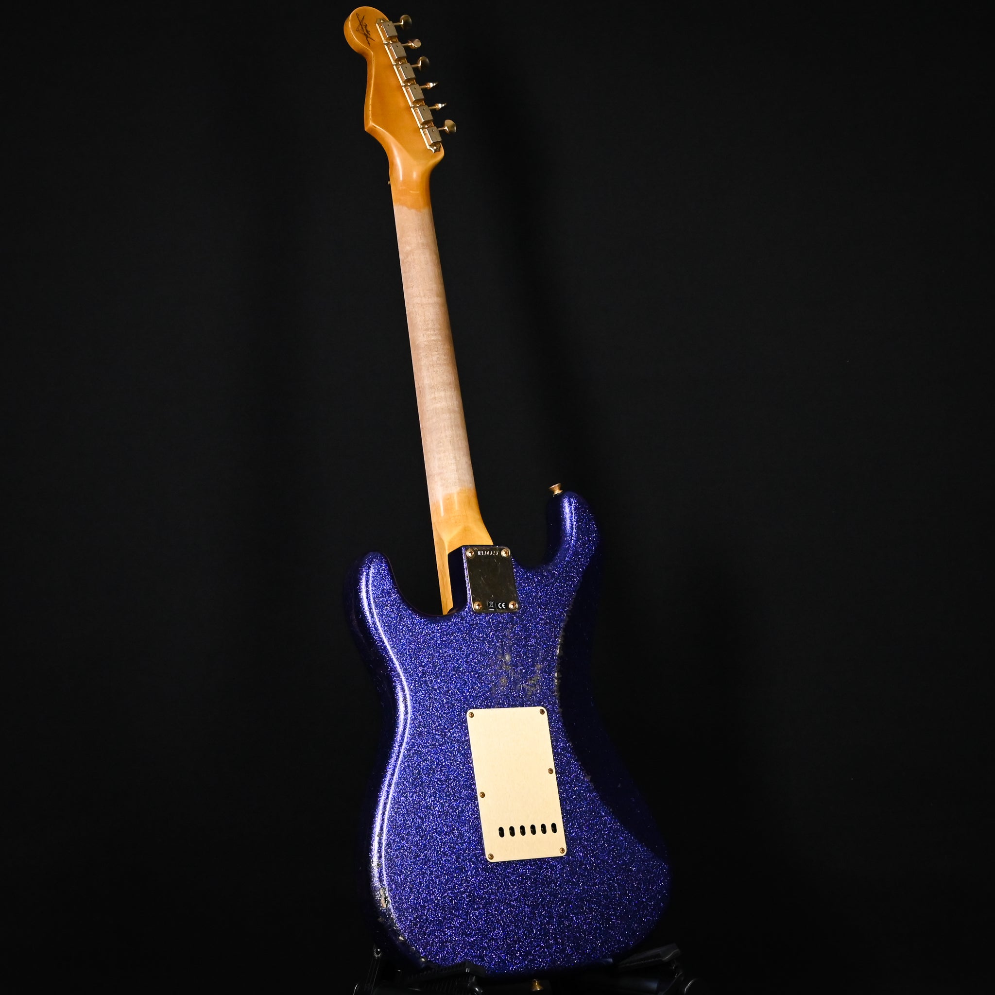 Fender Custom Shop 1962 Stratocaster w/ Josefina Handwound Pickups & Gold Hardware Heavy Relic- Purple Sparkle/ Black Paisley 2025 (R130323)