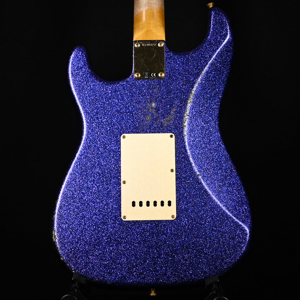 Fender Custom Shop 1962 Stratocaster w/ Josefina Handwound Pickups & Gold Hardware Heavy Relic- Purple Sparkle/ Black Paisley 2025 (R130323)