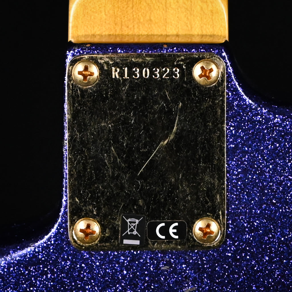 Fender Custom Shop 1962 Stratocaster w/ Josefina Handwound Pickups & Gold Hardware Heavy Relic- Purple Sparkle/ Black Paisley 2025 (R130323)