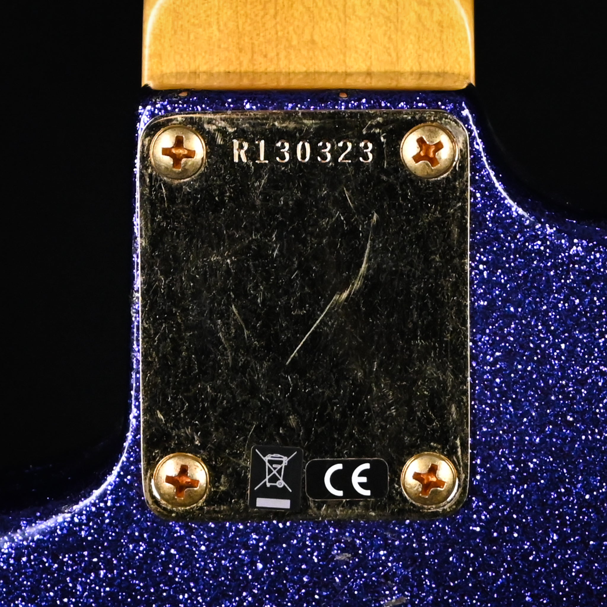 Fender Custom Shop 1962 Stratocaster w/ Josefina Handwound Pickups & Gold Hardware Heavy Relic- Purple Sparkle/ Black Paisley 2025 (R130323)