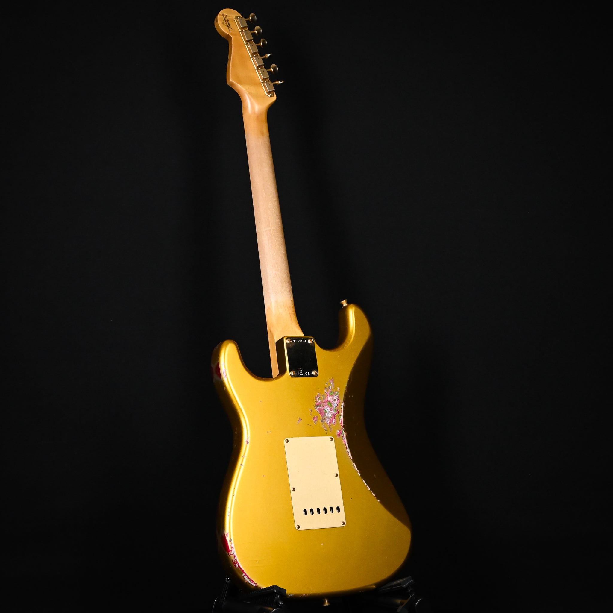 Fender Custom Shop 1962 Stratocaster w/ Gold Hardware Heavy Relic- Frost Gold / Pink Paisley 2024 (R139354)