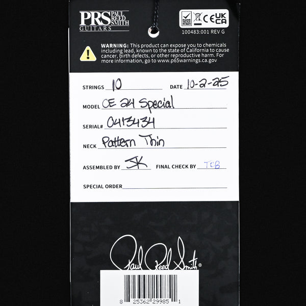 PRS CE 24 Special Electric Guitar- Sprayer's Choice 2025 (0413434)