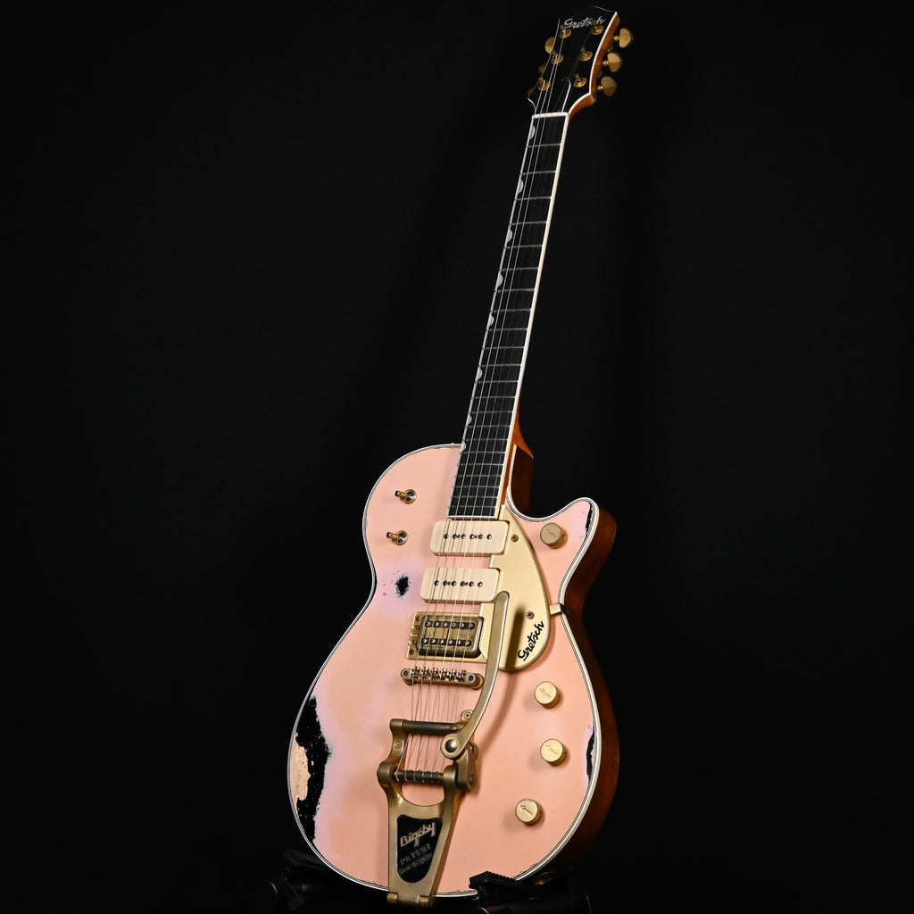 Gretsch Custom Shop USA Masterbuilt Chad Henrichsen G6228-CST Jet Heavy Relic- Shell Pink/ Black (UC24083761)
