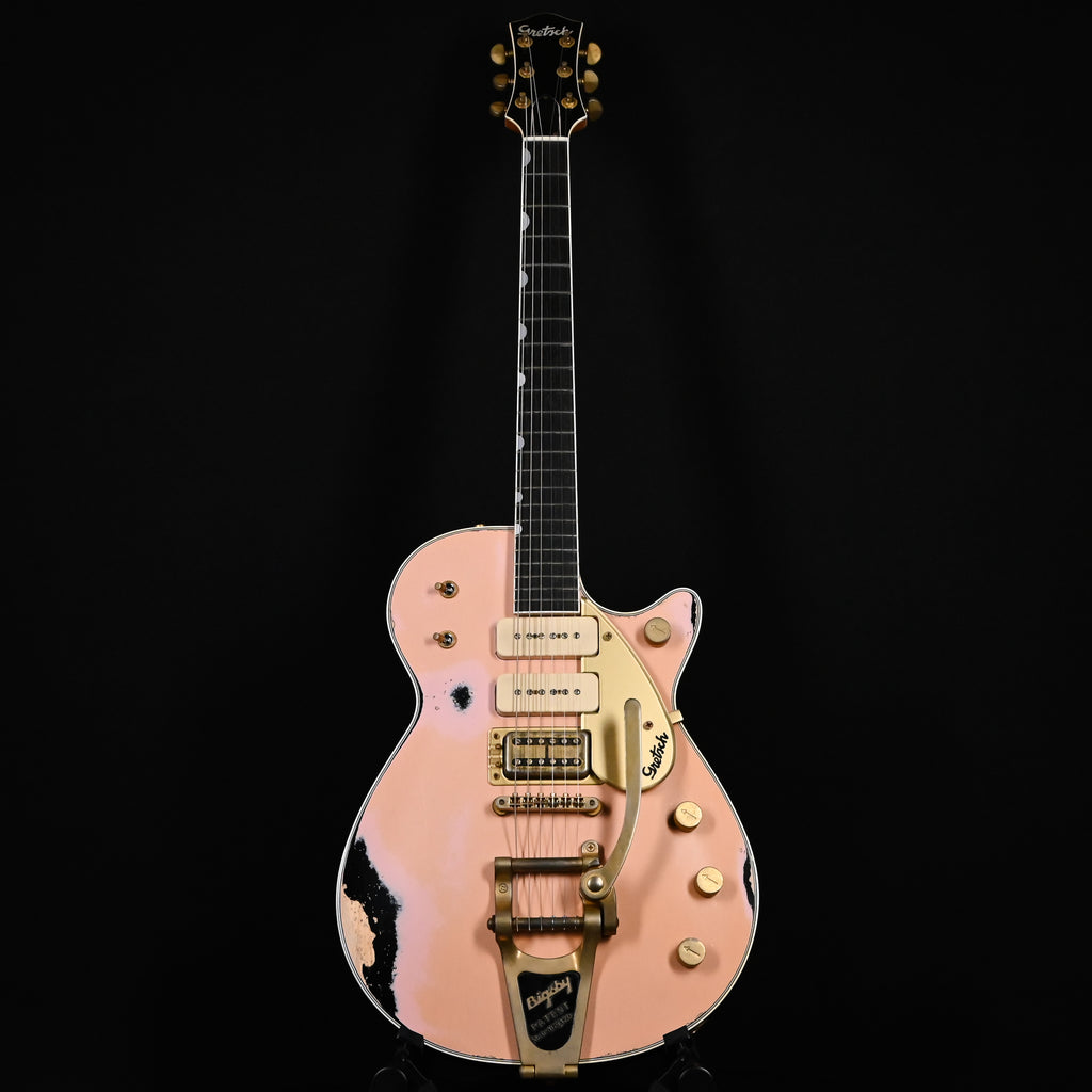 Gretsch Custom Shop USA Masterbuilt Chad Henrichsen G6228-CST Jet Heavy Relic- Shell Pink/ Black (UC24083761)