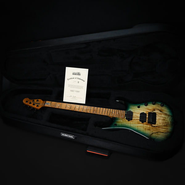 Ernie Ball Music Man JP15 Emerald Glow Roasted/Figured Maple Neck *Miami Guitar Exclusive* 2024 (H06267)