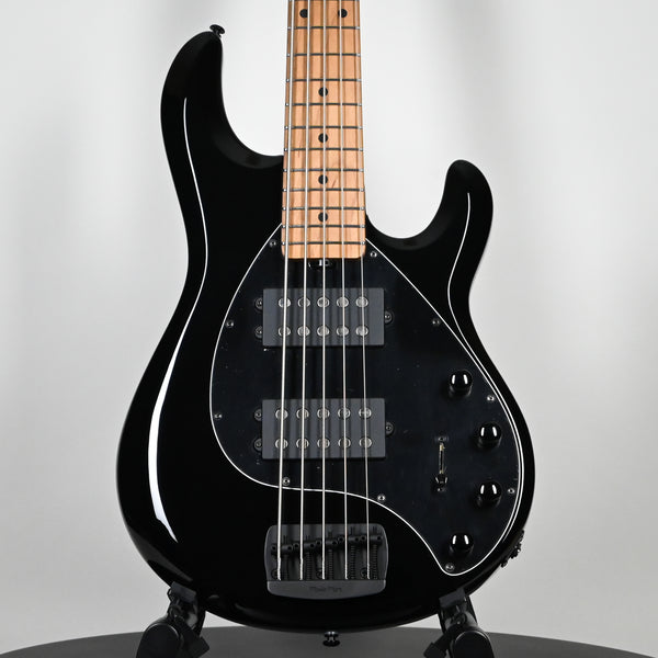 Ernie Ball Music Man StingRay Special 5 HH- Black w/ Maple Fingerboard (K04264)