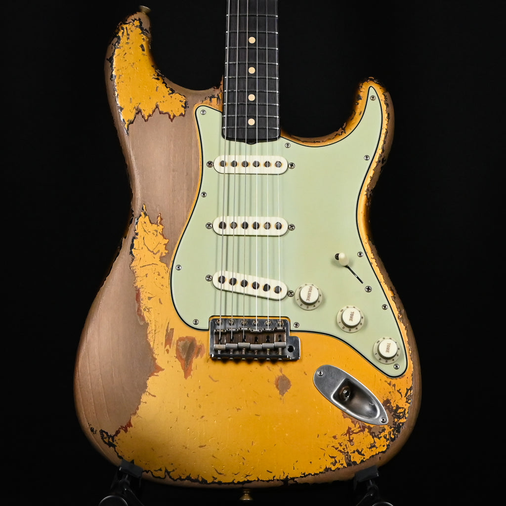 Fender Custom Shop Masterbuilt Dale Wilson '60s Stratocaster Heavy Relic- Green/ Gold Patina over 3-Tone Sunburst 2026 (CZ587347)