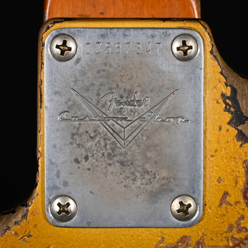 Fender Custom Shop Masterbuilt Dale Wilson '60s Stratocaster Heavy Relic- Green/ Gold Patina over 3-Tone Sunburst 2026 (CZ587347)