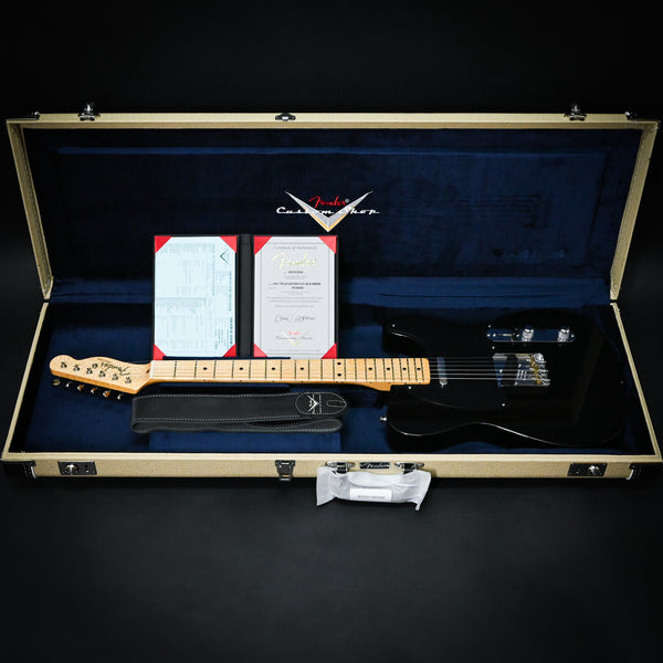 Fender Custom Shop 50's Telecaster Masterbuilt David Brown Deluxe Classic Classic- Black 2024 (R136698)