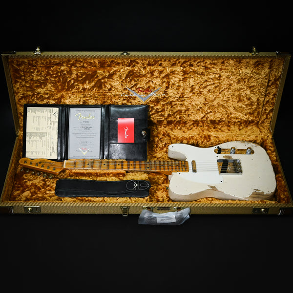 Fender Custom Shop Limited Edition '54 Telecaster Heavy Relic- Aged White Blonde 2024 (CZ581283)