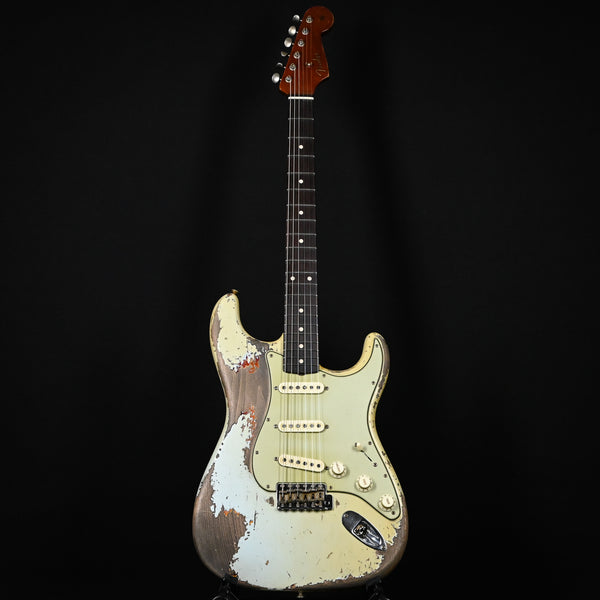 Fender Custom Shop Masterbuild Levi Perry 60/63 Stratocaster w/ Brazilian Rosewood & Josefina Handwound Pickups, Super Heavy Relic- Super Faded Aged Sonic Blue/ 3 Color Sunburst 2025 (R145005)