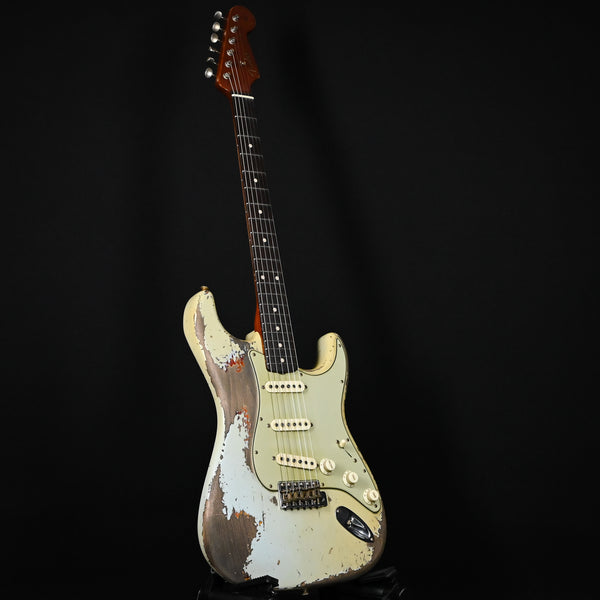 Fender Custom Shop Masterbuild Levi Perry 60/63 Stratocaster w/ Brazilian Rosewood & Josefina Handwound Pickups, Super Heavy Relic- Super Faded Aged Sonic Blue/ 3 Color Sunburst 2025 (R145005)