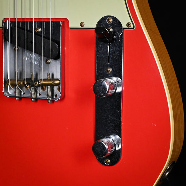 Fender Custom Shop Limited Edition Postmodern Telecaster Journeyman- Aged Fiesta Red Top/ Aged Natural Back & Side 2024 (XN6839)