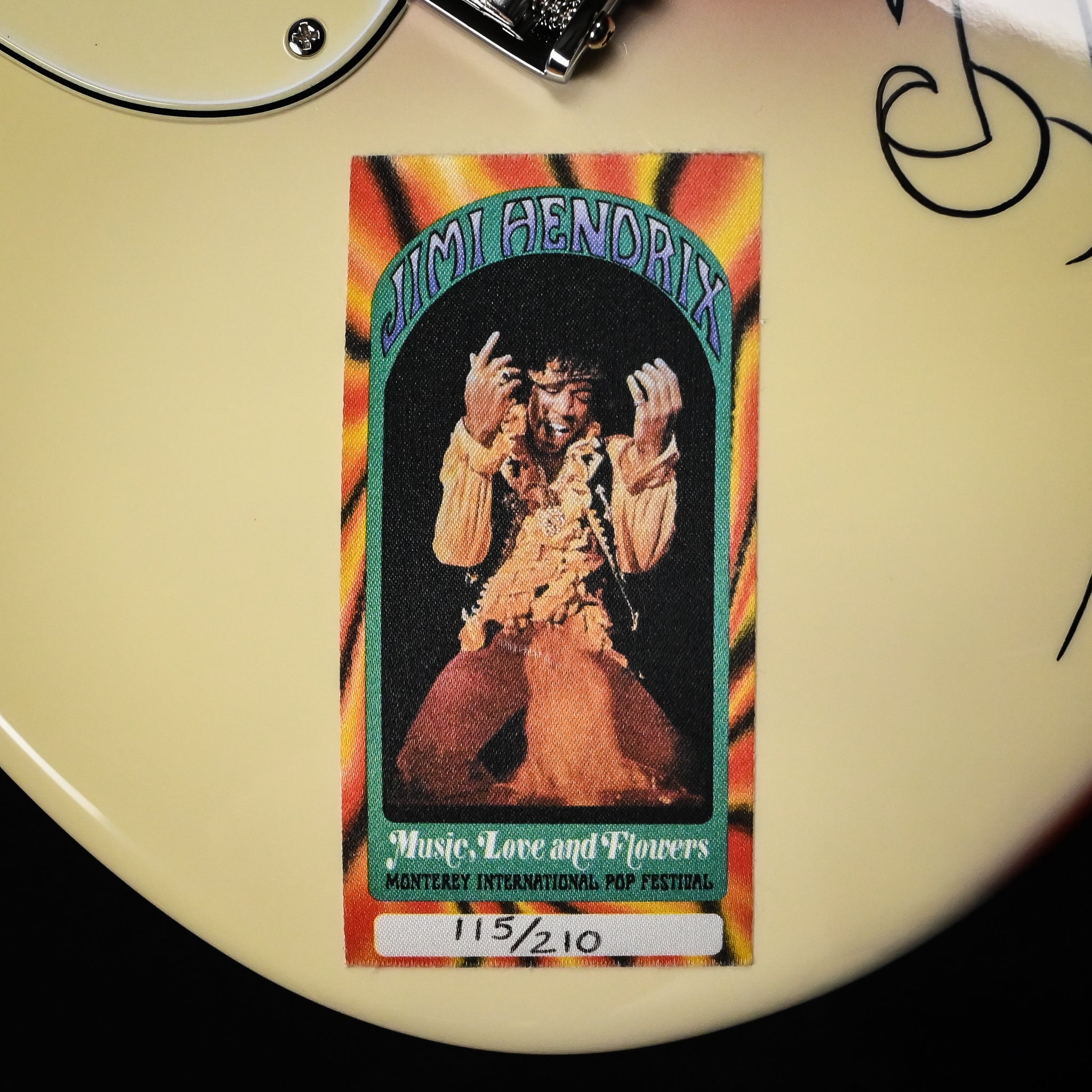 Fender Custom Shop Jimi Hendrix Monterey Pop Stratocaster Diamond Dealer Mint John Mayer (No. 115 of 210) 1997