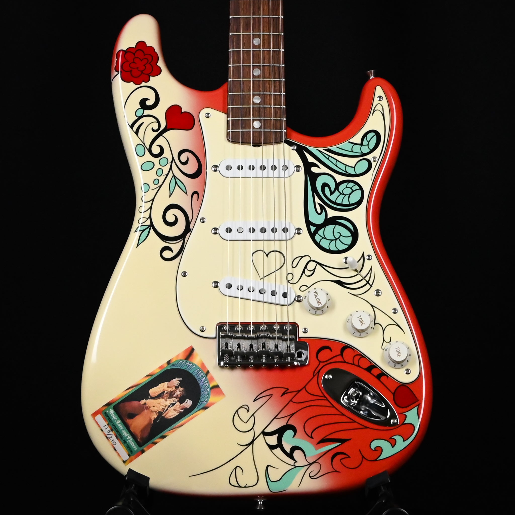 Fender Custom Shop Jimi Hendrix Monterey Pop Stratocaster Diamond Dealer Mint John Mayer (No. 115 of 210) 1997