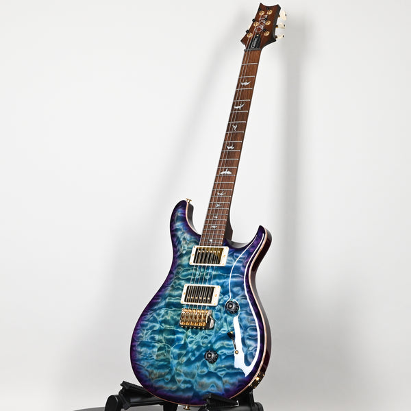 PRS Custom 24 Wood Library w/ 10-Top, Brazilian Rosewood, & 58/15 LT Pickups- Aquableux Purple Burst 2026 (0423889)