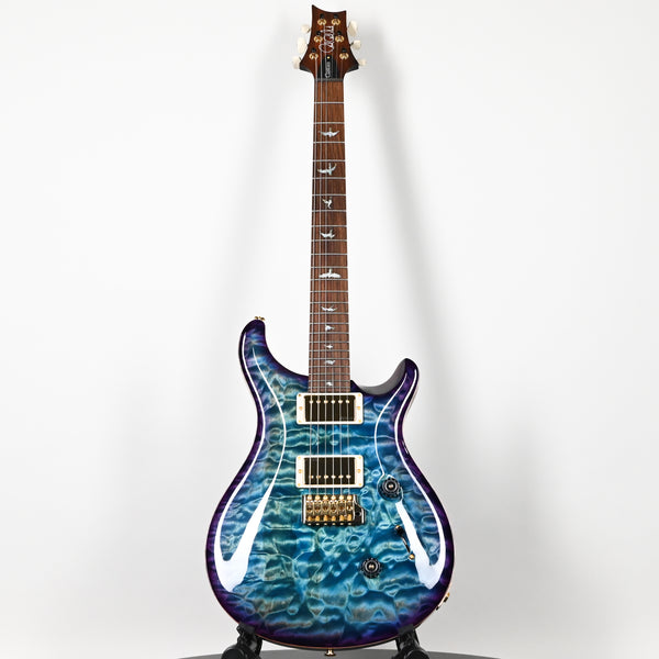 PRS Custom 24 Wood Library w/ 10-Top, Brazilian Rosewood, & 58/15 LT Pickups- Aquableux Purple Burst 2026 (0423889)