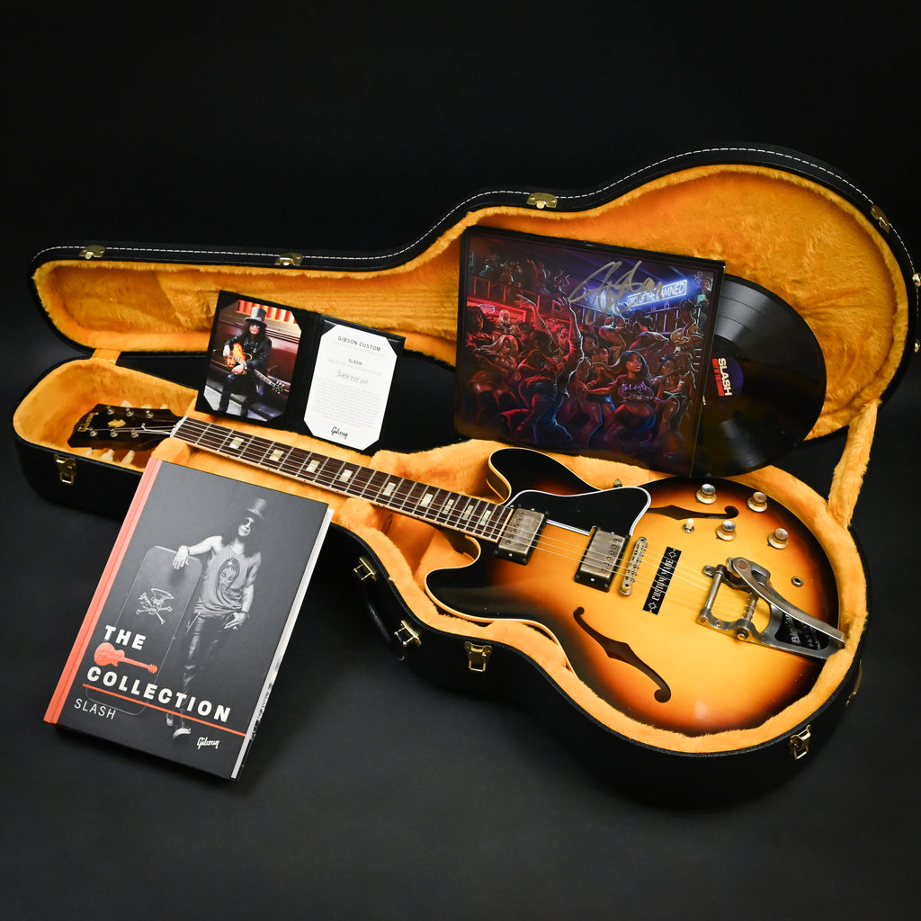 Gibson Slash 1963 ES-335 Collector’s Edition Vintage Sunburst SLASH 335 Limited to 50 Worldwide Slash Signed (#50 of 50)