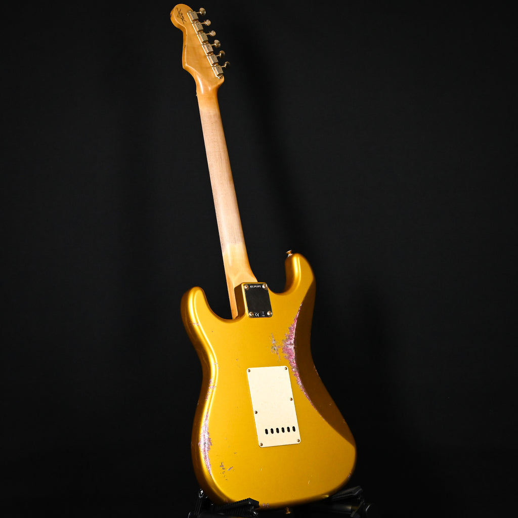 Fender Custom Shop 1962 Stratocaster w/ Gold Hardware Heavy Relic- Frost Gold/ Pink Paisley 2025 (R139381)