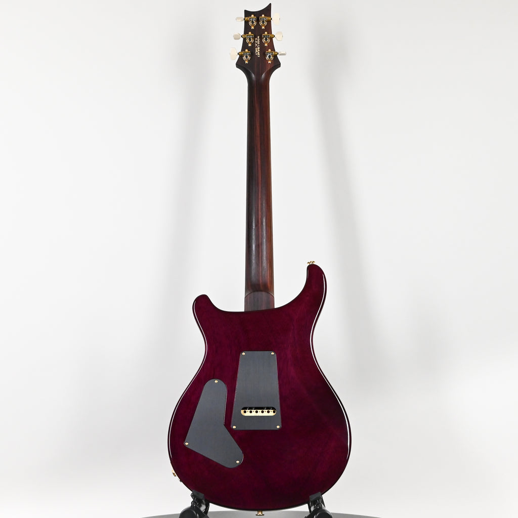 PRS Custom 24 Wood Library w/ 1-Piece Quilt 10-Top, Brazilian Rosewood, & 58/15 LT Pickups- Aquableux Purple Burst 2026 (0423889)