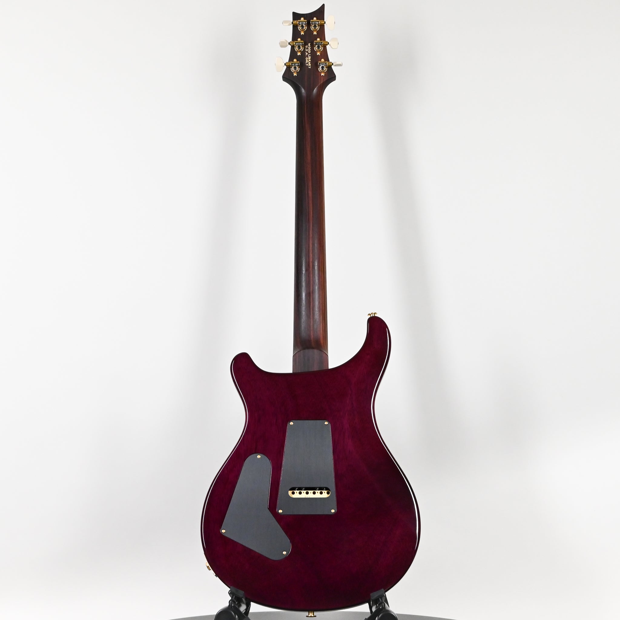 PRS Custom 24 Wood Library w/ 1-Piece Quilt 10-Top, Brazilian Rosewood, & 58/15 LT Pickups- Aquableux Purple Burst 2026 (0423889)
