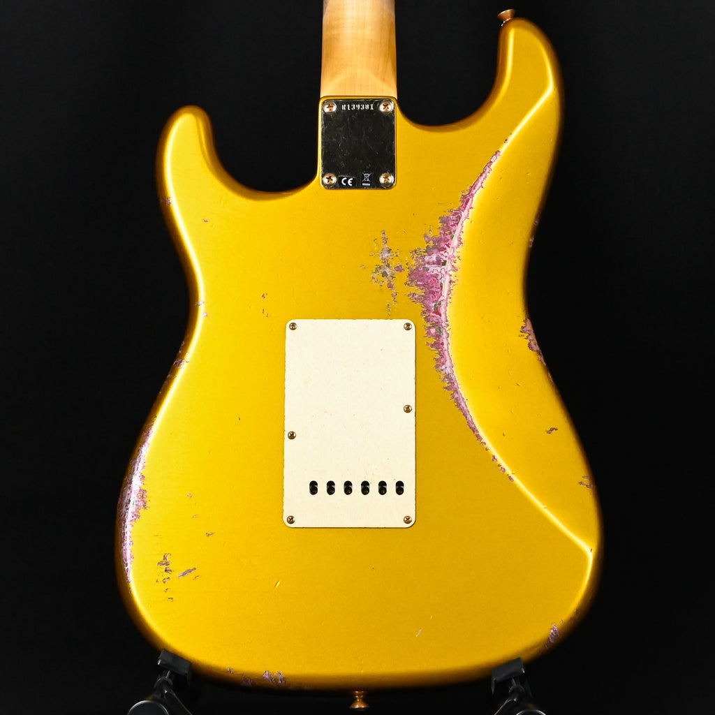 Fender Custom Shop 1962 Stratocaster w/ Gold Hardware Heavy Relic- Frost Gold/ Pink Paisley 2025 (R139381)