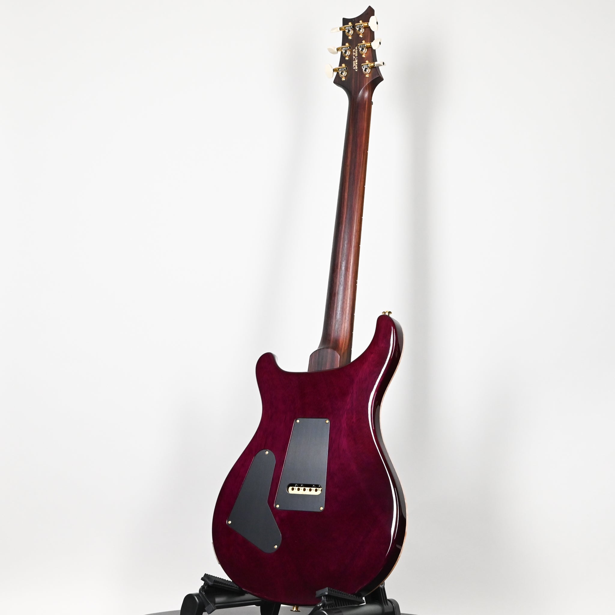 PRS Custom 24 Wood Library w/ 1-Piece Quilt 10-Top, Brazilian Rosewood, & 58/15 LT Pickups- Aquableux Purple Burst 2026 (0423889)