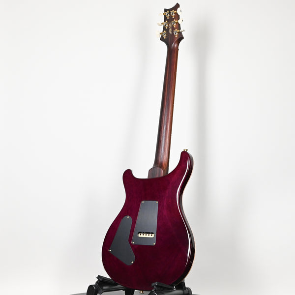 PRS Custom 24 Wood Library w/ 10-Top, Brazilian Rosewood, & 58/15 LT Pickups- Aquableux Purple Burst 2026 (0423889)