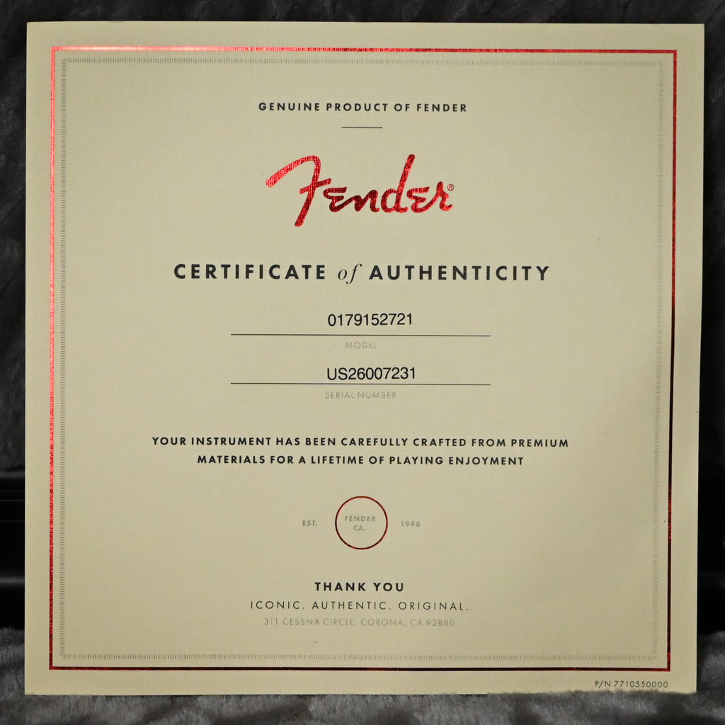 Fender Limited Edition Ultra II Stratocaster HSS Roasted- Natural 2026 (US26007231)