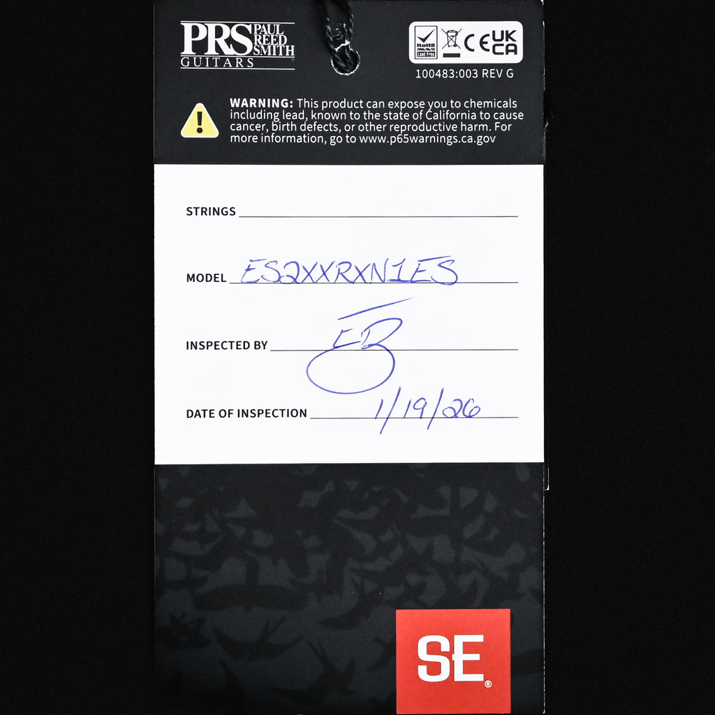 PRS SE Ed Sheeran Hollowbody I Piezo Baritone Electric Guitar- Cosmic Splash 2026 (CTIH077425)