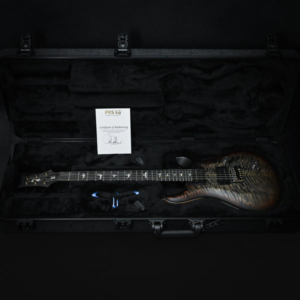 PRS 40th Anniversary Custom 24 Satin Limited Edition- Charcoal Tri-Color 2025 (0411978)